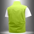 thumbnail image 6 of WRFWUL Mens Sleeveless Stand Collar Vest Lightweight Zip Up Outdoor Utility Gilet Casual Travel Workwear Jacket with Pockets, 6 of 7