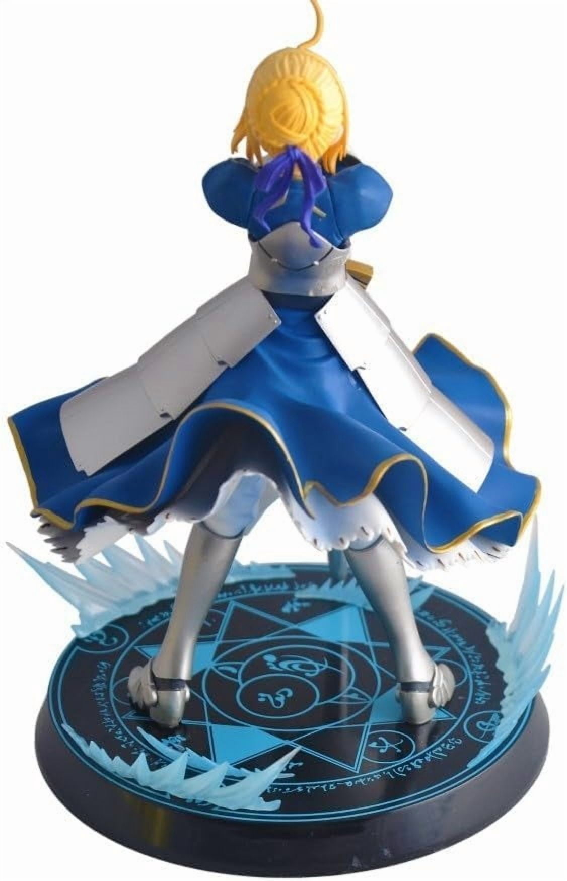 Saber Figure, Standing Knight Saber Action Figures 23cm/9.1inch Handmade Anime Model Game Character Statue Collection Decoration Gift