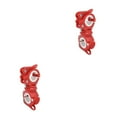 thumbnail image 2 of Decodeary Light Holder Plastics Metal Shockproof Lamps Bracket Rotatable Lamp Mount 360 Degree Supporting Rack Cycling Supplies Red/White 2Set, 2 of 6