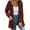 Claret, variant on Lovskoo Womens Full Zip Up Hoodie Fuzzy Fleece Jacket Winter Long Sleeve Solid Color Knit Outerwear Double Pocket Hooded Cardigan Jacket Dark Blue