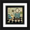 thumbnail image 1 of Lewis, Kim 20x20 Black Ornate Wood Framed with Double Matting Museum Art Print Titled - Blue Sink, 1 of 4