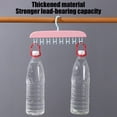 thumbnail image 5 of Bra Hanger for Closet, Tank Top Organizer 8 Hooks Capacity Space Saving Hanger Closet Organizers and Storage for Dorm & Apartment for Tank Top, Hats, Scarf etc. （Pink）, 5 of 7