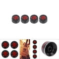 thumbnail image 4 of Patrón de calavera ANGGREK Accesorio de Guitarra Eléctrica Rojo, 4 of 8