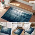 thumbnail image 5 of Abstract Gradient Blue White 2x3 Area Rugs for Living Room, Nature Minimalist Geometric Non Slip Floor Mat Washable Low-Profile Indoor Carpet for Bedroom, Dining Room, Bathroom, 5 of 9