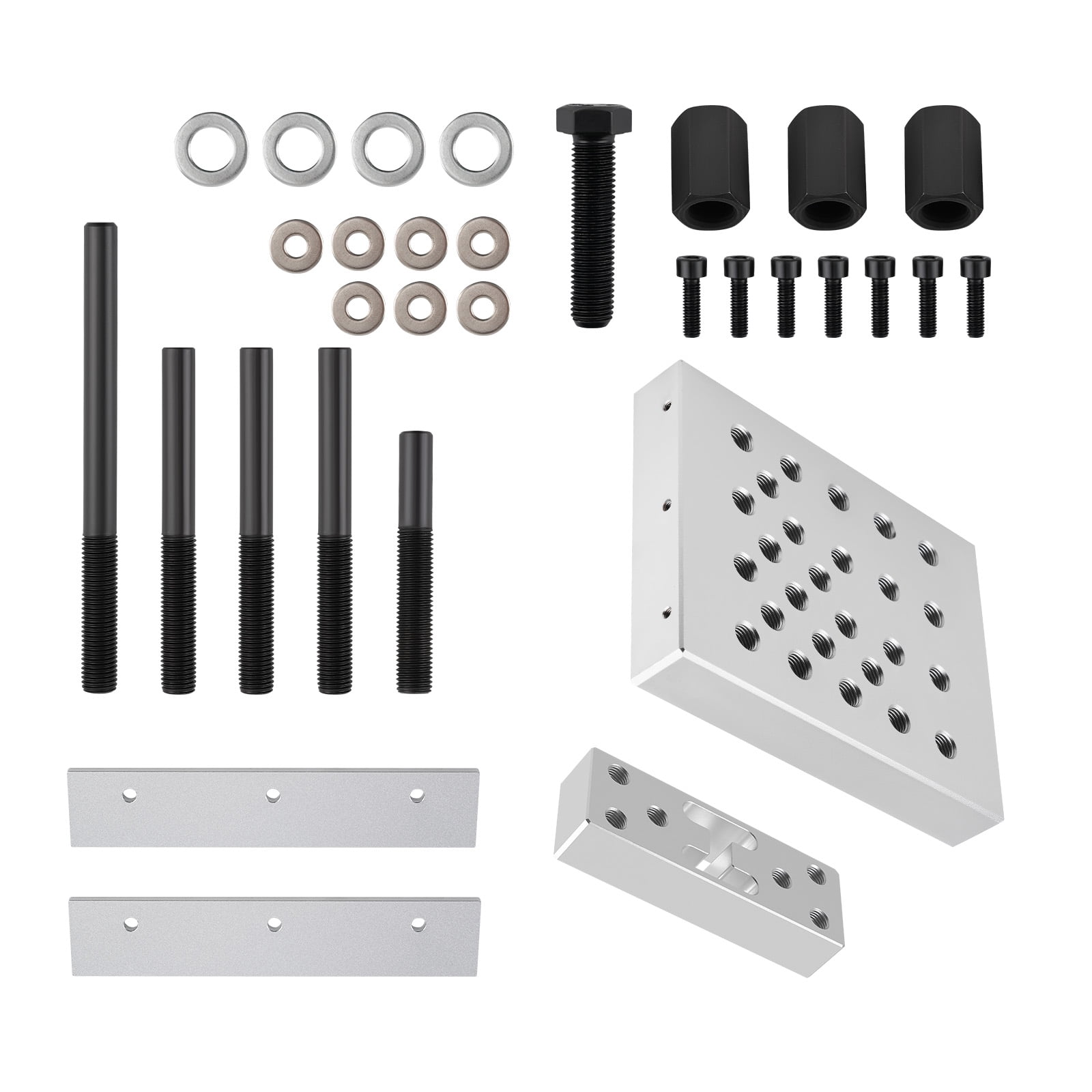 30 Ton Universal Drill Press Support Block Plate Tool Set Kit Bearing & Bushing