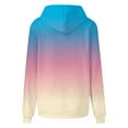 thumbnail image 4 of Edvintorg Women'S Fashion Hoodies & Sweatshirts Long Sleeve Gradient Printed Casual Hooded Sweatshirts Hip Hop Pullover Tops with Pockets, 4 of 4