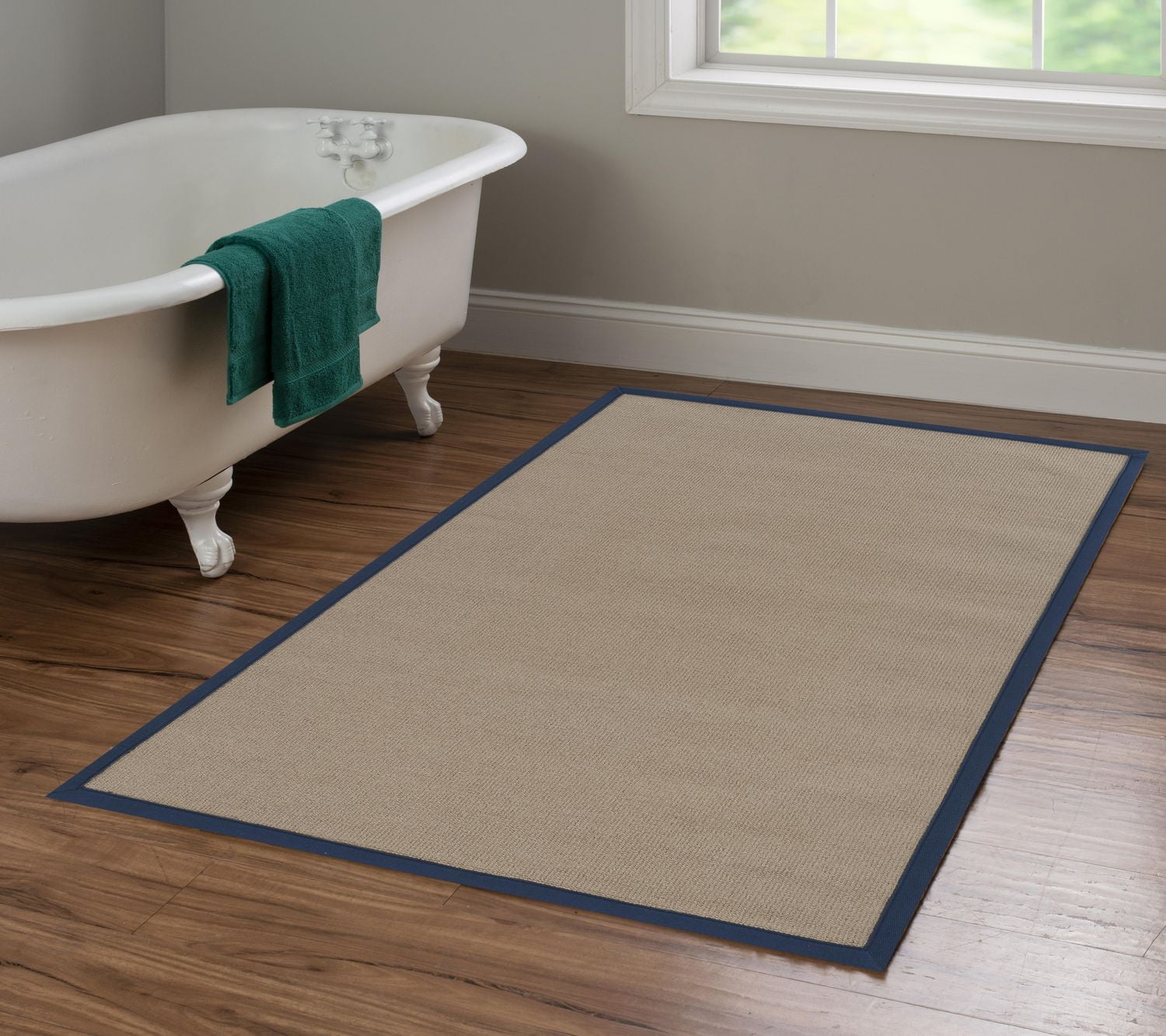 Athena Cork & Blue 4' x 6' Accent Rug