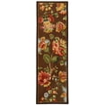 thumbnail image 2 of Safavieh Chelsea Hayleigh Bordered Wool Runner Rug, Brown, 2'6" x 8', 2 of 11
