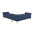 thumbnail image 4 of Chic Home Julian PU Leather Upholstered Left Facing Sectional L Shape Sofa, 4 of 6