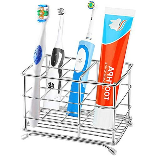Emoly Upgraded Toothbrush Holder?Plating Stainless Steel Rustproof