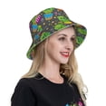 thumbnail image 4 of Balery Cactus In Pots Sun Hats for Men Women Bucket Hat UPF 50+ Buckey Hat Boonie Hat Foldable UV Protection Hiking Beach Fishing Summer, 4 of 9
