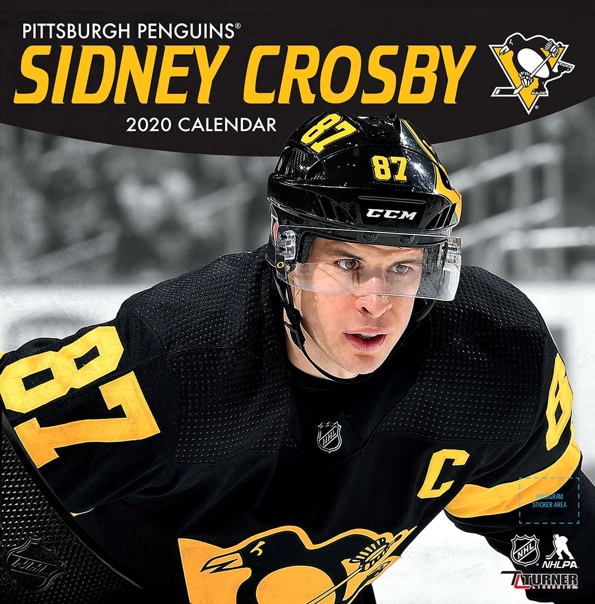 Pittsburgh Penguins Sidney Crosby 2020 12x12 Player Wall Calendar