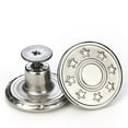 thumbnail image 2 of Lefu 10 PCS Metal Jeans Buttons 17mm Replacement No-Sew Screw Button Repair Kit DIY, 2 of 9