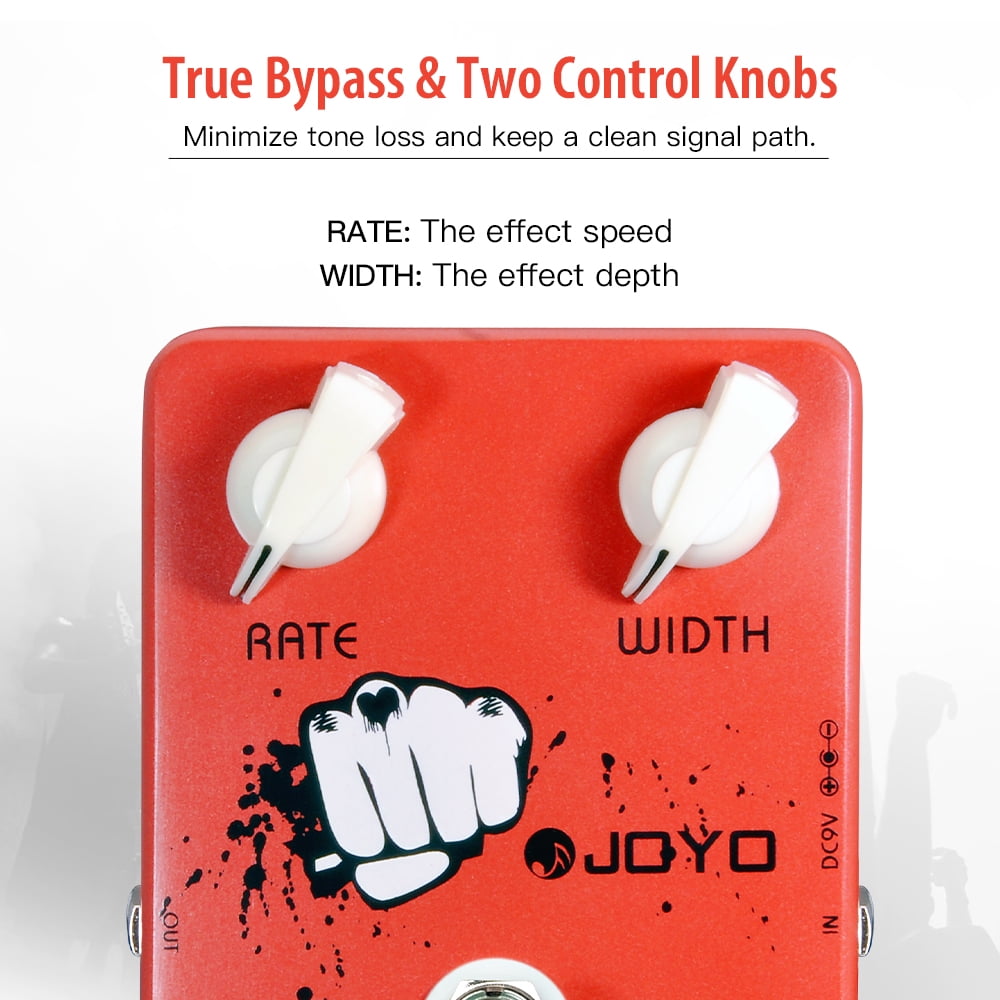 Joyo JF-05 Classic Chorus Guitar Effect Pedal True Bypass Mini Pedal Pure Analog DC 9V