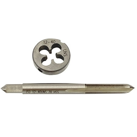 

QXKE 12-40Tpi Tap And Die Set Hss Right Hand Thread 12-40 Uns Tap + 12- 40 Uns Die