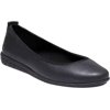 Women's Timberland Bradstreet Ultra Ballet Flat Jet Black Leather