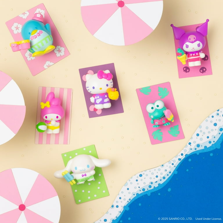 HKT - 6-Figure Pack (Neon Tropical Party) (Hello Kitty, Kuromi, My