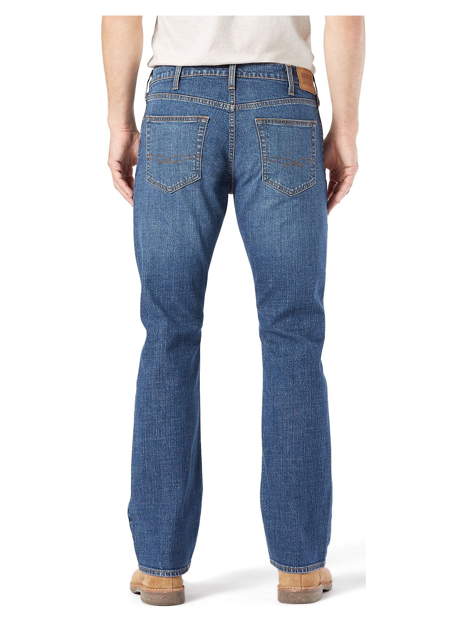 Signature by Levi Strauss & Co. Men's and Big and Tall Bootcut Jeans - image 4 of 7