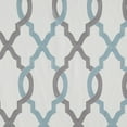thumbnail image 5 of VCNY Home Caldwell 2-Piece Aqua Trellis Light-Filtering Polyester Window Curtain Set, 38" x 84", 5 of 5