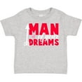 thumbnail image 3 of Inktastic Valentine's Day Man of Your Dreams with a Heart and Arrow Boys or Girls Toddler T-Shirt, 3 of 5