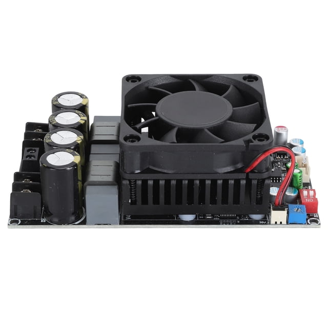 Amplifier Board, Power Amplifier Board TPA3255 Chip One Click Bridging with Heat Sink for DIY Speakers