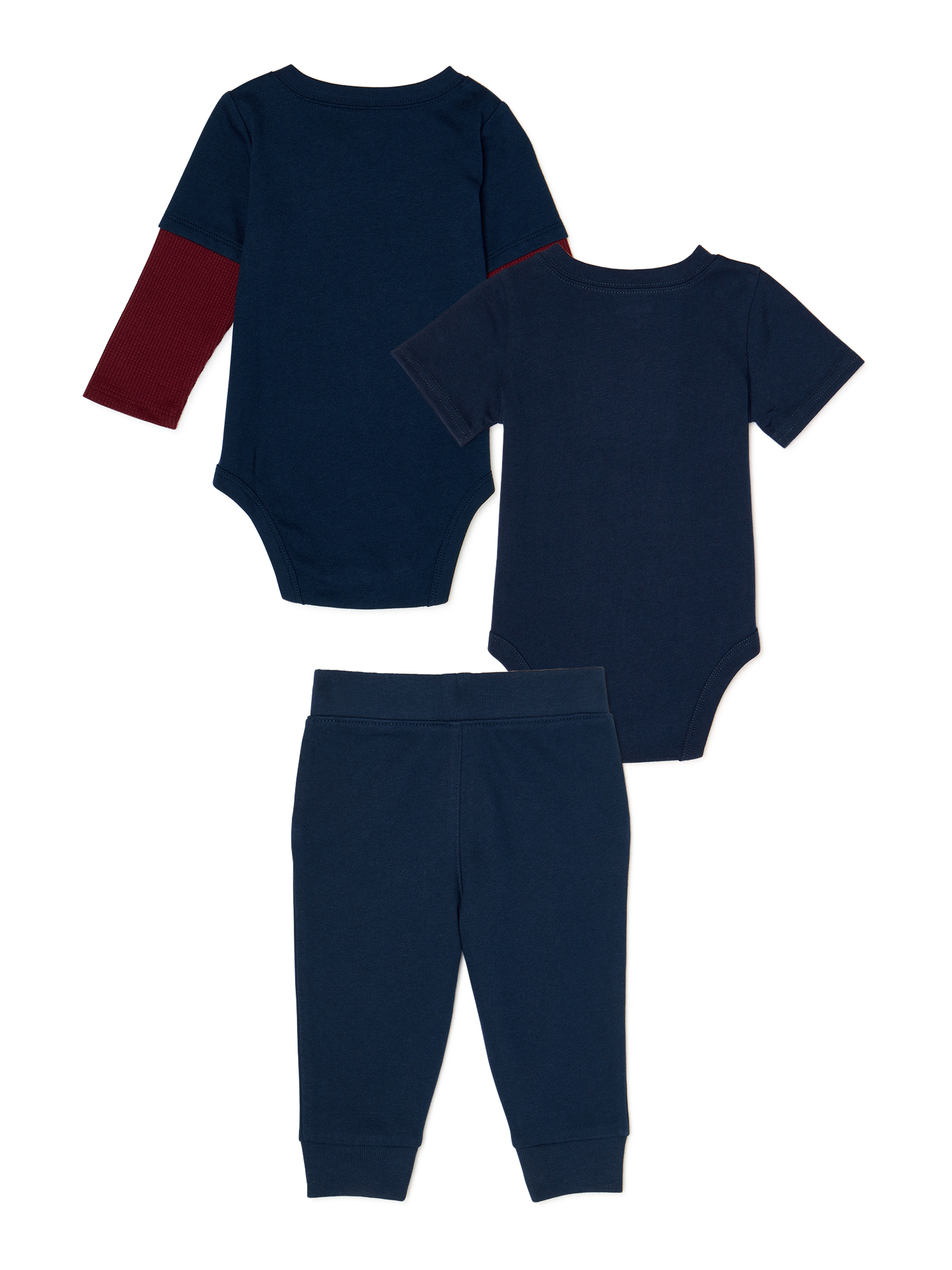 Garanimals Baby Boy Bodysuits and Joggers Outfit Set, 3-Piece - image 2 of 3