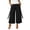 Black, variant on Cargo Capri Pants for Women Hight Waisted Baggy Work Business Cropped Capris Loose Fit Casual Lounge Wide Leg Bottoms with Pockets