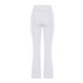 thumbnail image 4 of ZOIGHDA Womens Flare Yoga Pants High Rise Stretch Bootcut Leggings with Pockets Solid Athletic Sports Workout Pants(White,X-Large), 4 of 5