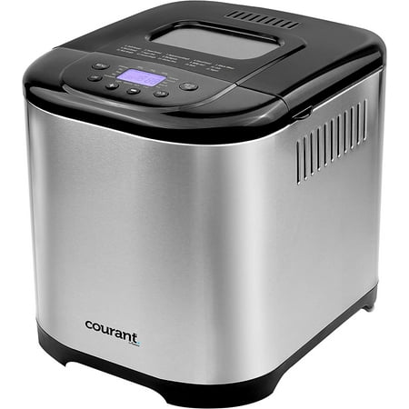 Courant Automatic Bread Maker 2 lb – Stainless Steel  15 Pre-Programmable Cycles