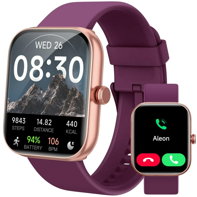 Reloj inteligente Yoever IDW20 con Alexa y Bluetooth para iOS/Android