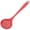 Red, variant on Slotted Spoon Heatproof, Silicone Skimmer Strainer Slotted Spoon for Cooking, Non Stick Scoop Ladle with Ergonomic Handle for Filtering Vegetables and Pasta, Kitchen Utensil for Straining