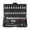 Black, variant on Nnndbs 15-Piece Combination Wrench Set, Metric Chrome Vanadium Steel Wrenches with Rolling Pouch for Automotive & DIY