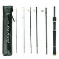 thumbnail image 1 of 6 Piece Fishing Pole Ultralight Spinning/Casting Rod Travel Fishing Rod with Storage Bag, 1 of 5