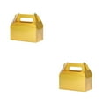 thumbnail image 3 of Wosthever Caja de almacenamiento de pasteles Cajas Comida Bocadillos Regalos diversos Caja de embalaje Postre Suministro de pasteles Hogar Oro 2piezas, 3 of 6