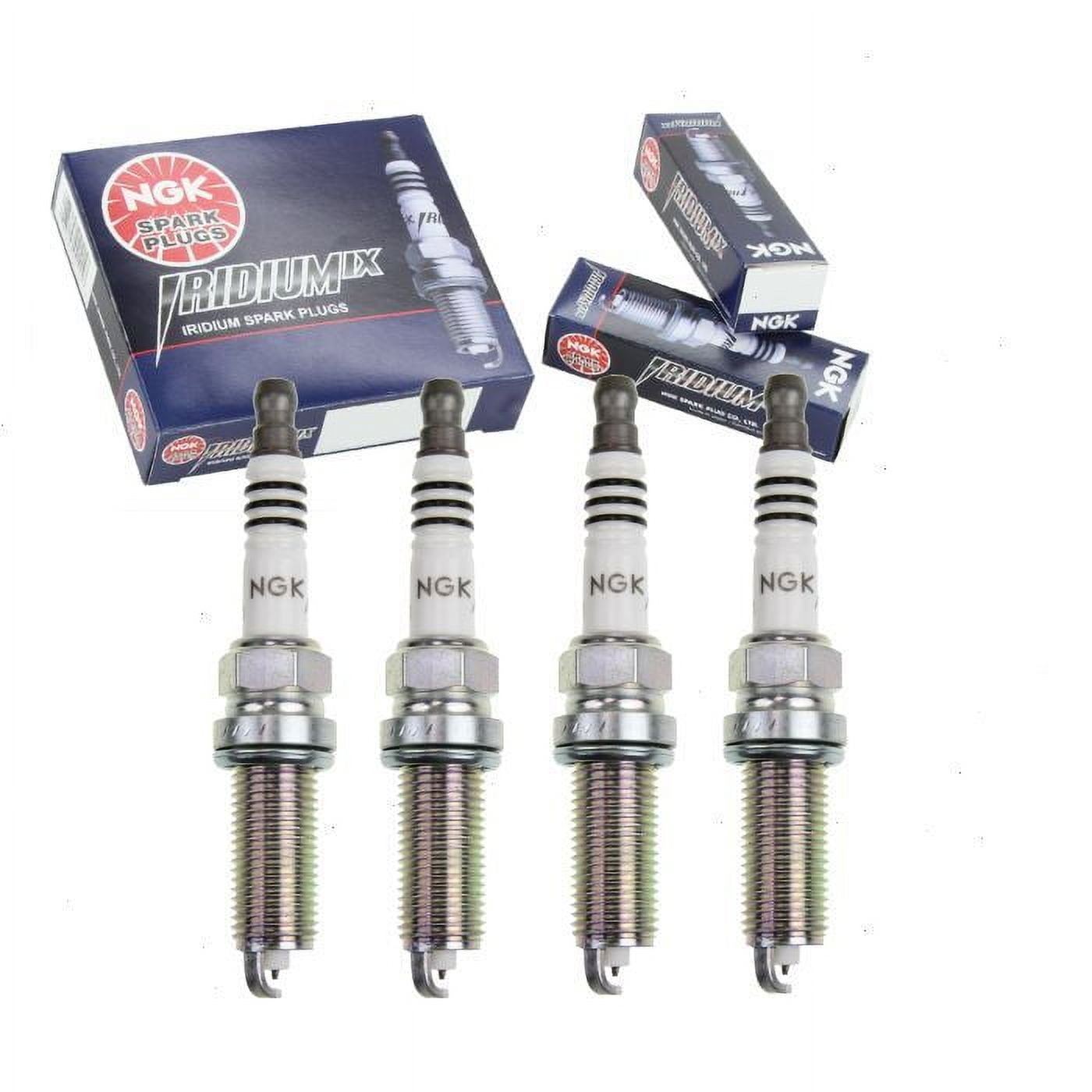 4 pc NGK Iridium IX Spark Plugs compatible with Nissan Sentra 1.8L 2.0L 2.5L L4 2007-2019