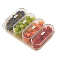 thumbnail image 4 of 1Pc/4 Uds plato de fruta con bandeja bandeja de frutas secas organizador de aperitivos para sala de estar JShteea El nuevo, 4 of 6