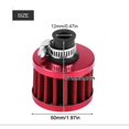 thumbnail image 4 of Kit de filtro de entrada de aire frío Universal para coche, respiradero rojo de 12mm, ventilación del cárter C, 4 of 5