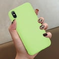 thumbnail image 2 of justharion TPU Mobile Phone Case Shockproof Elastic Protection Cover, Replacement for iPhone XS, Green, 2 of 6