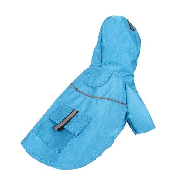 FENGGUIQU Sky Blue Dog Rain Jacket Waterproof for Hunting 1Pack