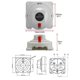 thumbnail image 5 of Distribution Marine Boat Battery Switch Marine Dual Battery Selector Switch for Boat RV Motor 4 Position, 5 of 5