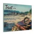 thumbnail image 2 of Scripture Walls Nautical Compass Proverbs 3:5 Bible Verse Canvas Christian Wall Art Ready to Hang Unframed, 2 of 7
