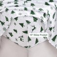 thumbnail image 3 of Twin Size Sheet Set Paisley Printed Bed Sheets for Single Bed Piece Microfiber Fitted Sheet with ” Deep Pocket & Straps Patterned Bedding Sheets & Pillowcase Set, 3 of 8
