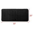 thumbnail image 5 of PiccoCasa Memory Foam Absorbent Bath Floor Mat 32x20 inch, Black, 5 of 7