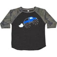 thumbnail image 3 of Inktastic Blue Monster Truck Action Boys or Girls Toddler T-Shirt, 3 of 5