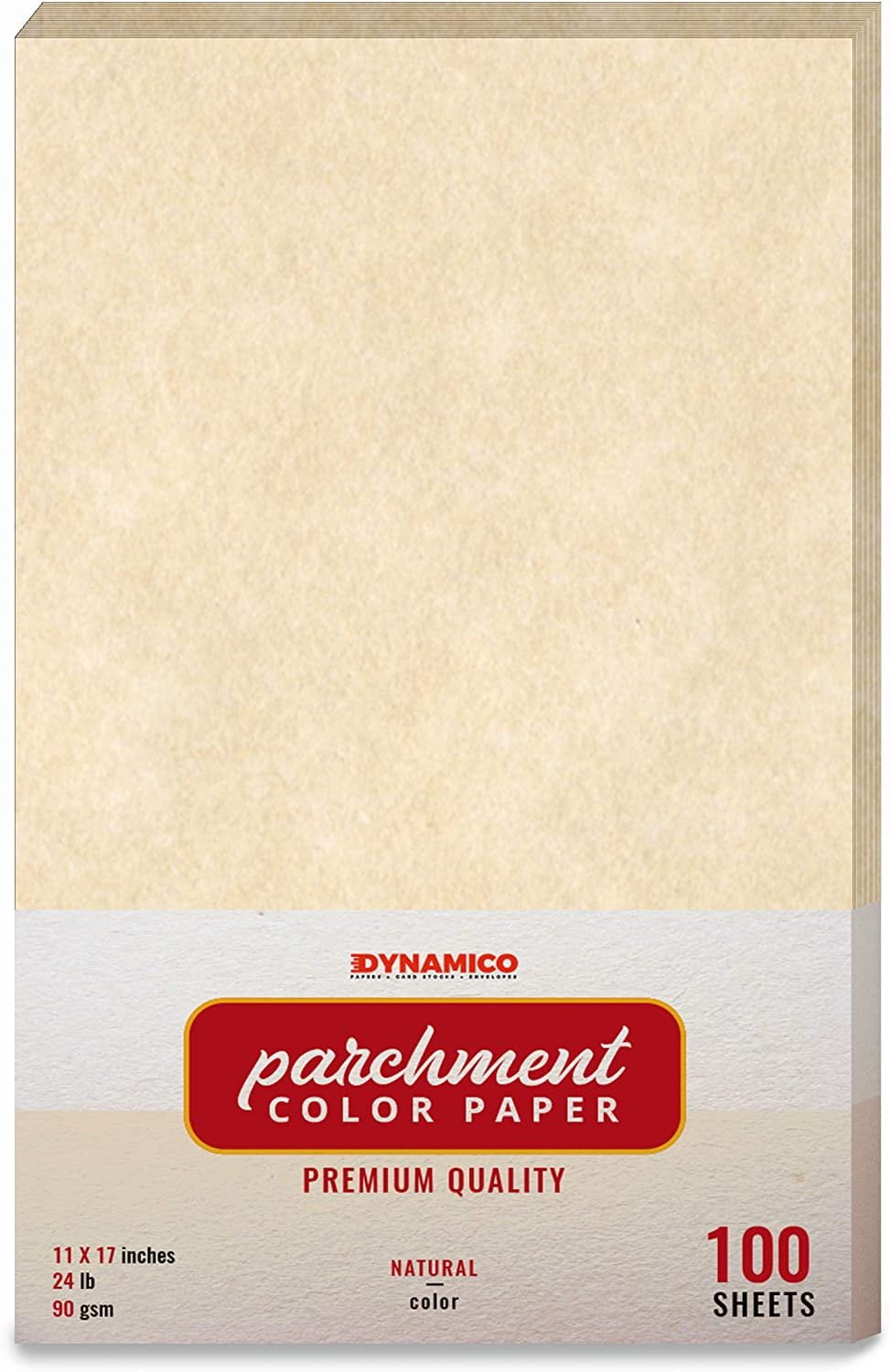Natural 11 x 17" Size Stationery Parchment Colored Regular Papers, Big