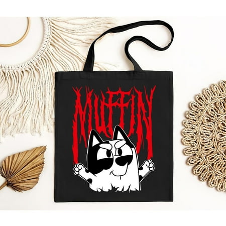 vintage Bluey Muffin Metal Tote Bag  Bag  Hoodie-TH8836
