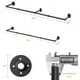 thumbnail image 5 of Perchero de Pared ZZBIQS Practiclean de Metal 184cm Negro Multiusos, 5 of 8