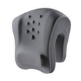 thumbnail image 2 of Almohada cervical para silla de oficina con reposacabezas, almohada de escritorio para siestas, cojín de soporte cervical para sofá, avión, viajes, Gris claro, 2 of 8