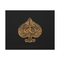 thumbnail image 2 of 3D Gold Spades Playing Card Canvas Wall Art for Home Decor Ready-to-Hang, 2 of 6