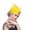 Yellow, variant on Women's Fascinator Hat Tea Party Headband Mesh Clip, Beige One Size